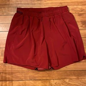 Lululemon Red Surge Shorts